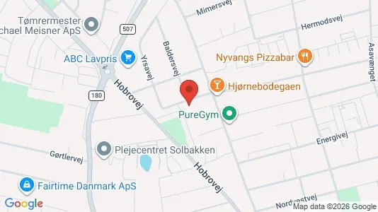 Apartments for rent i Randers NV - kort over placeringen
