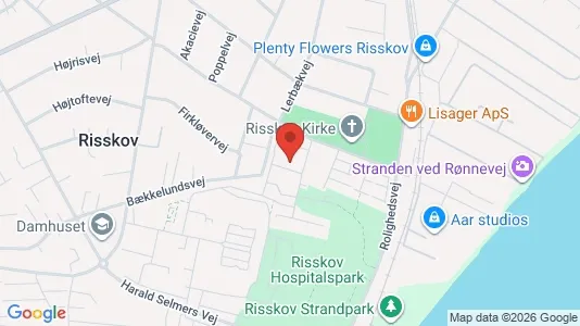 Apartments for rent i Risskov - kort over placeringen