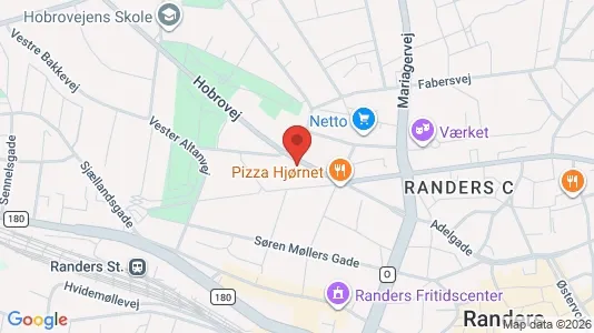 Apartments for rent i Randers C - kort over placeringen