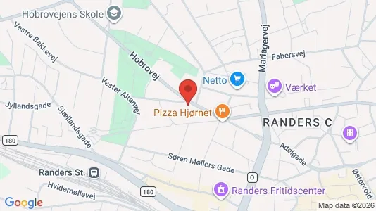 Apartments for rent i Randers C - kort over placeringen