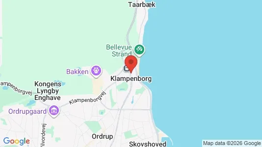 Apartments for rent i Klampenborg - kort over placeringen
