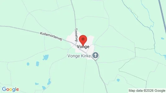 Apartments for rent i Vonge - kort over placeringen