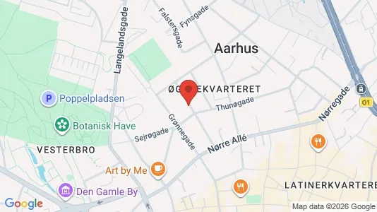 Apartments for rent i Aarhus C - kort over placeringen