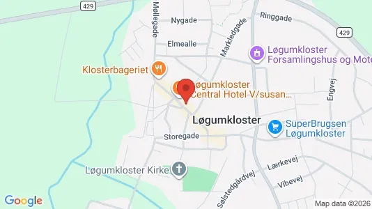Apartments for rent i Løgumkloster - kort over placeringen