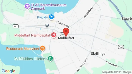 Apartments for rent i Middelfart - kort over placeringen