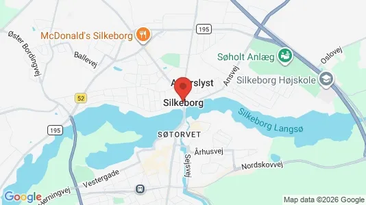 Apartments for rent i Silkeborg - kort over placeringen
