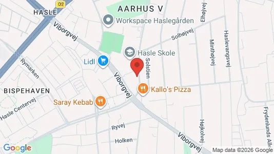 Apartments for rent i Aarhus V - kort over placeringen