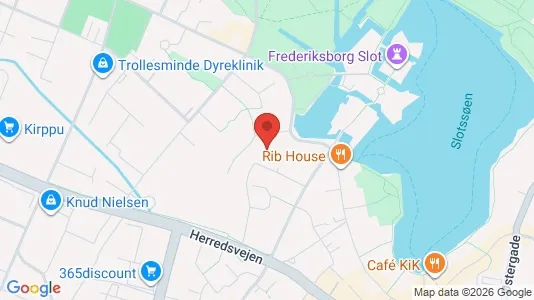 Apartments for rent i Hillerød - kort over placeringen