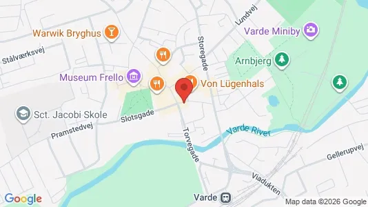 Apartments for rent i Varde - kort over placeringen