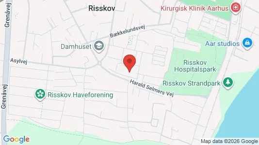 Apartments for rent i Risskov - kort over placeringen