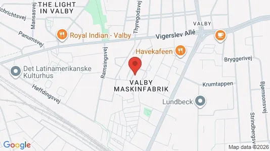 Apartments for rent i Valby - kort over placeringen