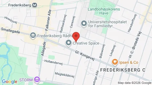 Apartments for rent i Frederiksberg C - kort over placeringen