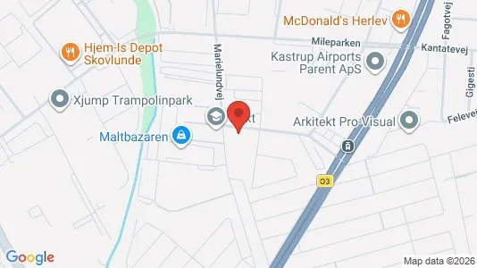 Apartments for rent i Herlev - kort over placeringen