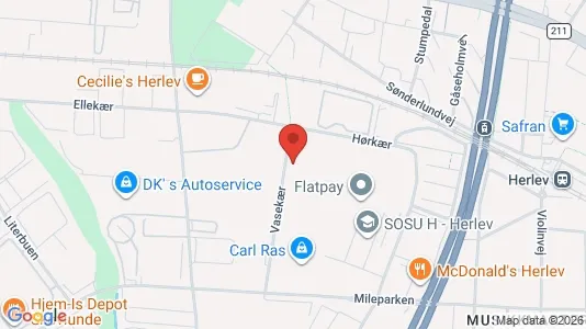 Apartments for rent i Herlev - kort over placeringen