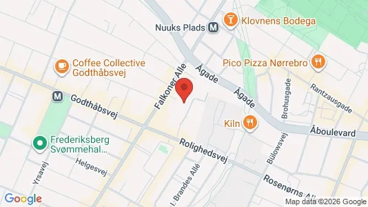 Apartments for rent i Frederiksberg C - kort over placeringen