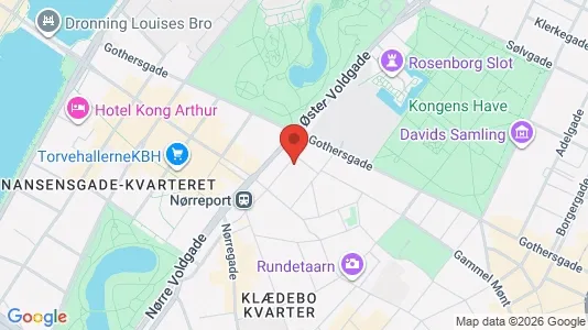 Apartments for rent i Copenhagen K - kort over placeringen