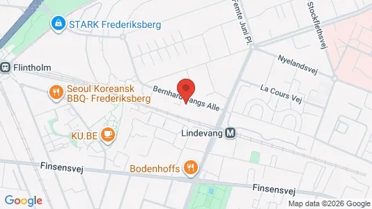 Apartments for rent i Frederiksberg - kort over placeringen