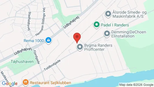 Apartments for rent i Randers NØ - kort over placeringen