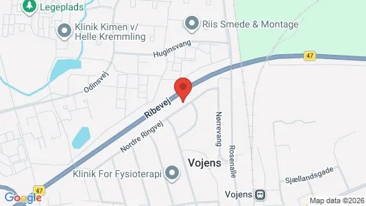 Apartments for rent i Haderslev - kort over placeringen