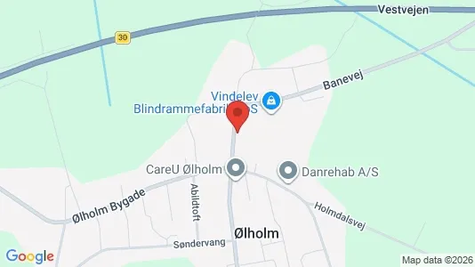 Apartments for rent i Tørring - kort over placeringen