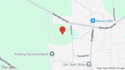 Apartments for rent i Kolding - kort over placeringen