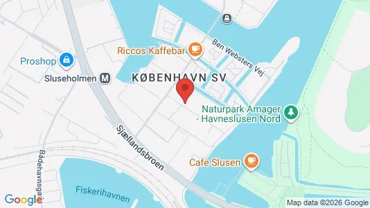 Apartments for rent i Copenhagen SV - kort over placeringen