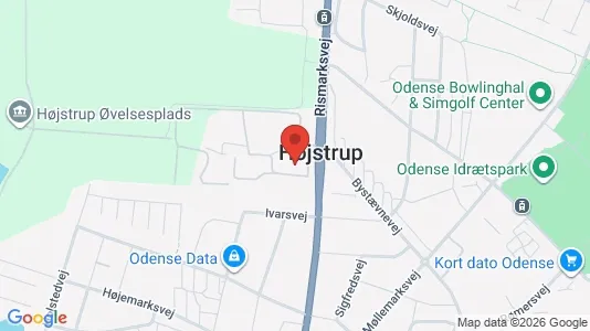 Apartments for rent i Odense V - kort over placeringen