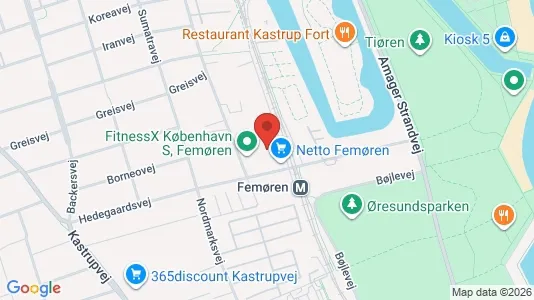 Apartments for rent i Copenhagen S - kort over placeringen