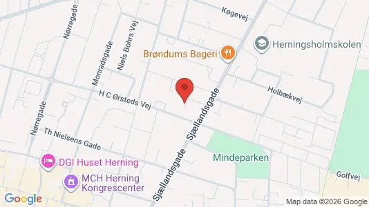 Apartments for rent i Herning - kort over placeringen