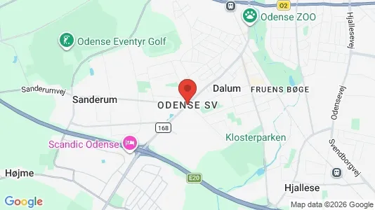 Houses for rent i Odense SV - kort over placeringen