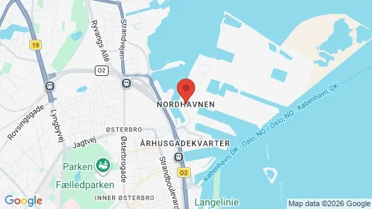 Apartments for rent i Nordhavn - kort over placeringen