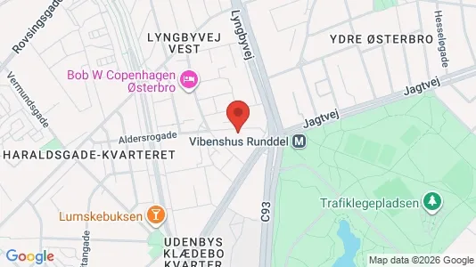 Apartments for rent i Østerbro - kort over placeringen