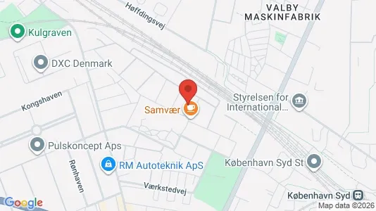 Apartments for rent i Valby - kort over placeringen