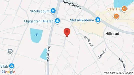 Apartments for rent i Hillerød - kort over placeringen