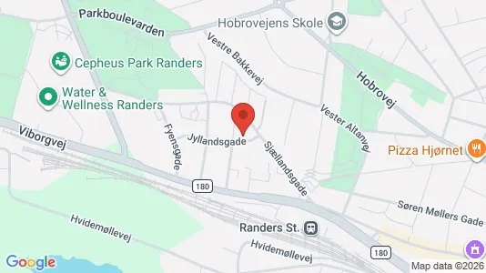 Apartments for rent i Randers C - kort over placeringen