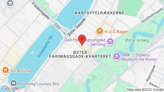 Apartments for rent i Copenhagen K - kort over placeringen
