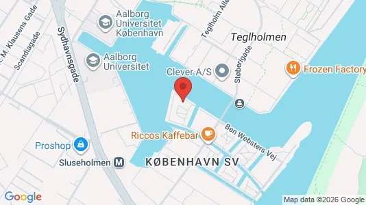 Apartments for rent i Copenhagen SV - kort over placeringen