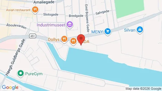 Apartments for rent i Horsens - kort over placeringen