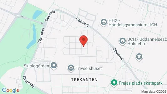 Apartments for rent i Holstebro - kort over placeringen