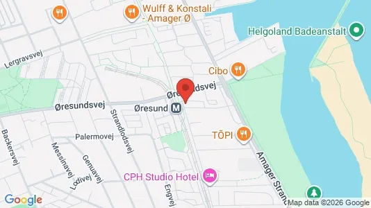 Apartments for rent i Copenhagen S - kort over placeringen