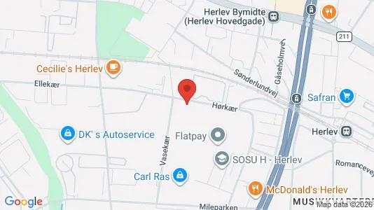 Apartments for rent i Herlev - kort over placeringen
