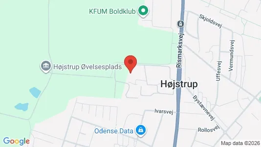 Apartments for rent i Odense V - kort over placeringen