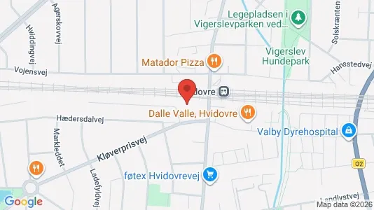 Apartments for rent i Hvidovre - kort over placeringen