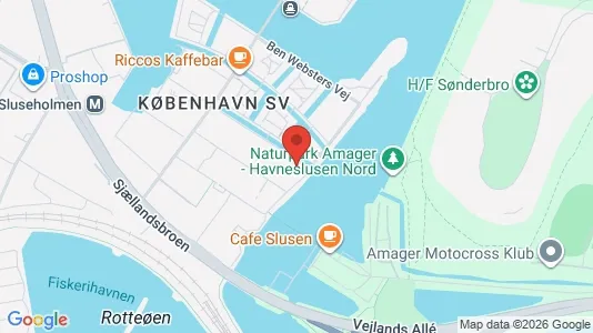 Apartments for rent i Copenhagen SV - kort over placeringen