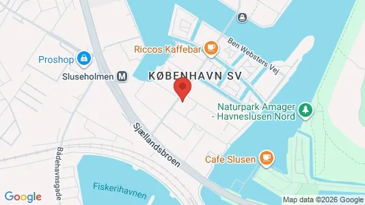 Apartments for rent i Copenhagen SV - kort over placeringen