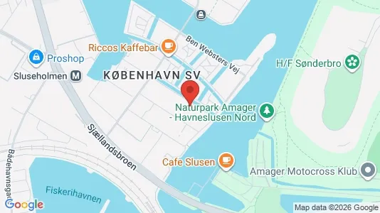 Apartments for rent i Copenhagen SV - kort over placeringen