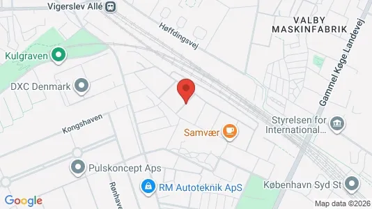 Apartments for rent i Valby - kort over placeringen