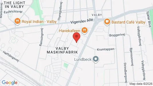 Apartments for rent i Valby - kort over placeringen