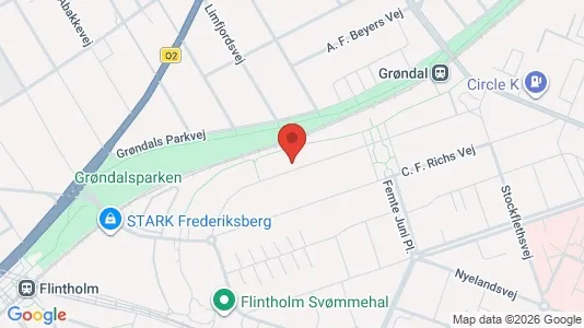 Apartments for rent i Frederiksberg - kort over placeringen