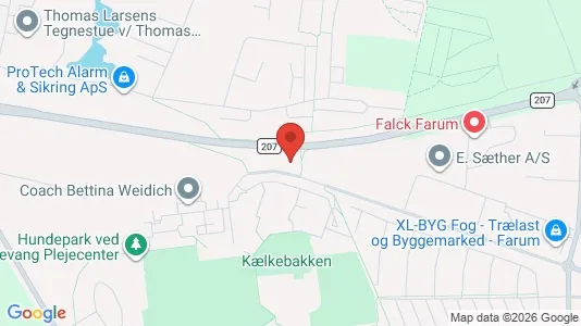 Apartments for rent i Farum - kort over placeringen